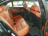 2007 BMW 5 Series 525i Sedan Rear Seat