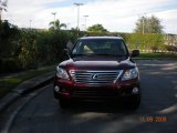 2009 Lexus LX Noble Spinel Red Mica