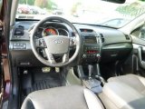 2011 Kia Sorento SX V6 AWD Black Interior