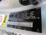 2012 Highlander Color Code for Classic Silver Metallic - Color Code: 1F7
