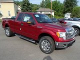 Ruby Red Metallic Ford F150 in 2013