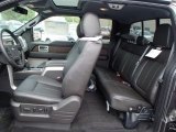 2013 Ford F150 Lariat SuperCab 4x4 Black Interior