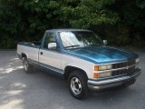 1990 Catalina Blue Metallic Chevrolet C/K C1500 Silverado Regular Cab #81584034