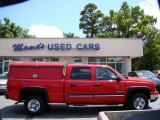 2007 Victory Red Chevrolet Silverado 1500 Classic LT Crew Cab #81634510