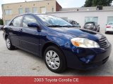 2003 Indigo Ink Pearl Toyota Corolla CE #81634408