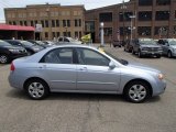 2007 Ice Blue Kia Spectra EX Sedan #81634275