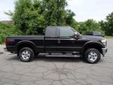 2011 Tuxedo Black Metallic Ford F250 Super Duty XLT SuperCab 4x4 #81634271