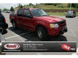 Red Fire Metallic Ford Explorer Sport Trac in 2004