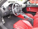 2008 Audi TT 3.2 quattro Coupe Magma Red Interior