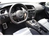 2013 Audi S5 3.0 TFSI quattro Convertible Black/Lunar Silver Interior