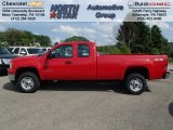 2013 Fire Red GMC Sierra 2500HD Extended Cab 4x4 #81685016