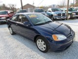 2002 Eternal Blue Pearl Honda Civic EX Coupe #81685466