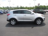 Bright Silver Kia Sportage in 2013