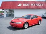 2004 Torch Red Ford Mustang V6 Coupe #81685511