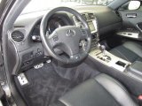 2008 Lexus IS F Black Interior