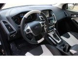 2012 Ford Focus Titanium 5-Door Arctic White Leather Interior