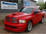 2005 Flame Red Dodge Ram 1500 SRT-10 Regular Cab #81770174