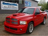 2005 Flame Red Dodge Ram 1500 SRT-10 Regular Cab #81770174