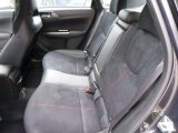 2013 Subaru Impreza WRX STi 4 Door Rear Seat
