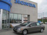 2008 Galaxy Gray Metallic Honda Civic LX Sedan #8155386