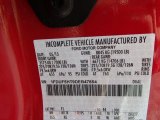 2013 F550 Super Duty Color Code for Vermillion Red - Color Code: F1