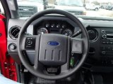 2013 Ford F550 Super Duty XL Crew Cab Chassis Steering Wheel