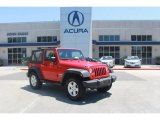 2011 Flame Red Jeep Wrangler Sport S 4x4 #81810402