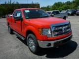 2013 Race Red Ford F150 XLT SuperCab 4x4 #81810610