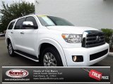 2012 Blizzard White Pearl Toyota Sequoia Limited #81810373