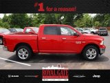 2013 Flame Red Ram 1500 Big Horn Crew Cab 4x4 #81870162