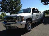 2013 Silver Ice Metallic Chevrolet Silverado 1500 LT Extended Cab #81870379