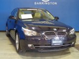 Monaco Blue Metallic BMW 5 Series in 2010