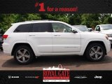 2014 Bright White Jeep Grand Cherokee Overland 4x4 #81870219