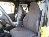 2000 Jeep Wrangler Sport 4x4 Front Seat