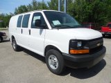 2013 Chevrolet Express 3500 Cargo Van Front 3/4 View