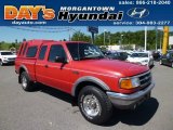 1997 Bright Red Ford Ranger XLT Extended Cab 4x4 #81870839