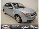 2009 Light Ice Blue Metallic Ford Focus SEL Sedan #81870578