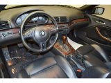 2004 BMW 3 Series 325i Convertible Black Interior
