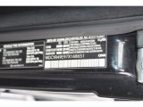 2007 G Color Code for Black - Color Code: 040