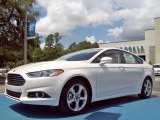 2013 White Platinum Metallic Tri-coat Ford Fusion SE 1.6 EcoBoost #81987662