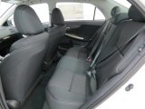2013 Toyota Corolla S Rear Seat