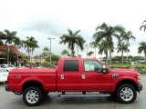 2009 Ford F350 Super Duty Red