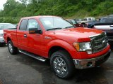 2013 Race Red Ford F150 XLT SuperCab 4x4 #81987730