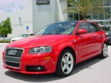 2008 Audi A3 Misano Red Pearl Effect