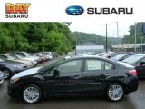 2013 Obsidian Black Pearl Subaru Impreza 2.0i Limited 4 Door #81987649