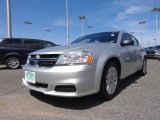 2012 Bright Silver Metallic Dodge Avenger SE #81987549