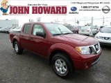 2013 Cayenne Red Nissan Frontier SV V6 Crew Cab 4x4 #81988049