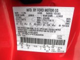 2007 F250 Super Duty Color Code for Red Clearcoat - Color Code: F1
