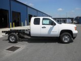 2013 Summit White GMC Sierra 2500HD Extended Cab 4x4 Chassis #81988136