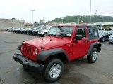 2013 Flame Red Jeep Wrangler Sport 4x4 #81987928